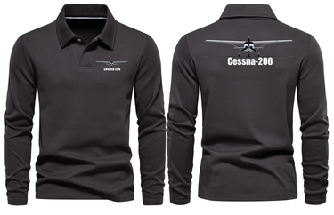 CESSNA 206 LONG SLEEVE POLO